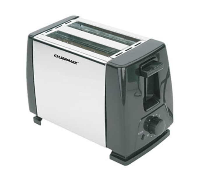 Olsenmark OMBT2398 2 Slice Bread Toaster Silver and Black 1 in UAE
