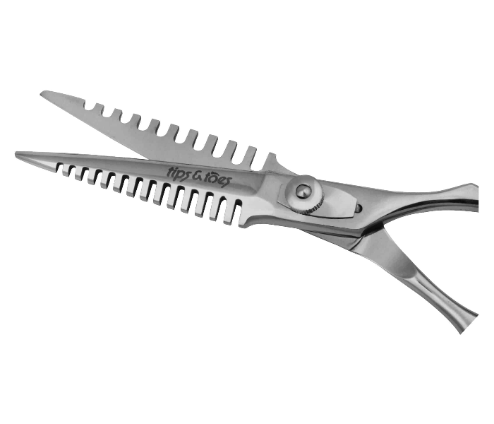 Tips & Toes TT611S Stainless Steel Professional Barber Razor Shears 4 in UAE