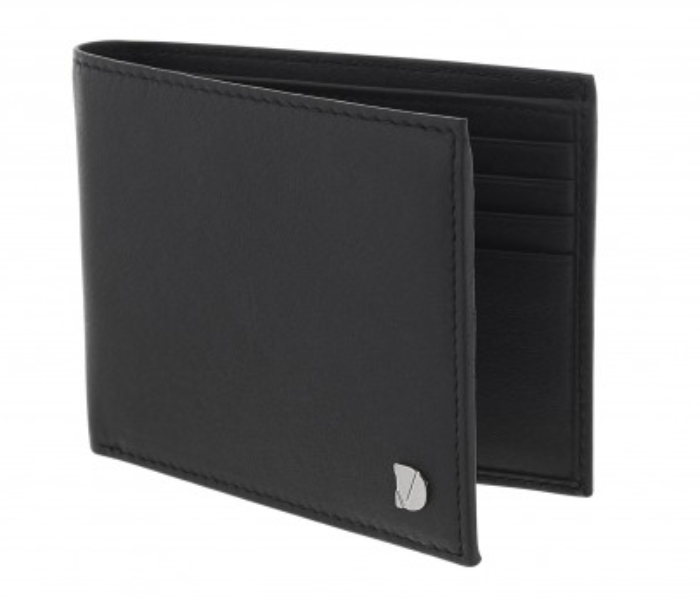 Dion Villard DVL1922B Bifold Leather Wallet for Men - Black 1 in UAE