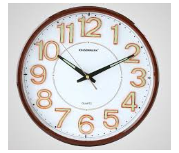 Olsenmark OMWC1776 Round Wall Clock 1 in UAE