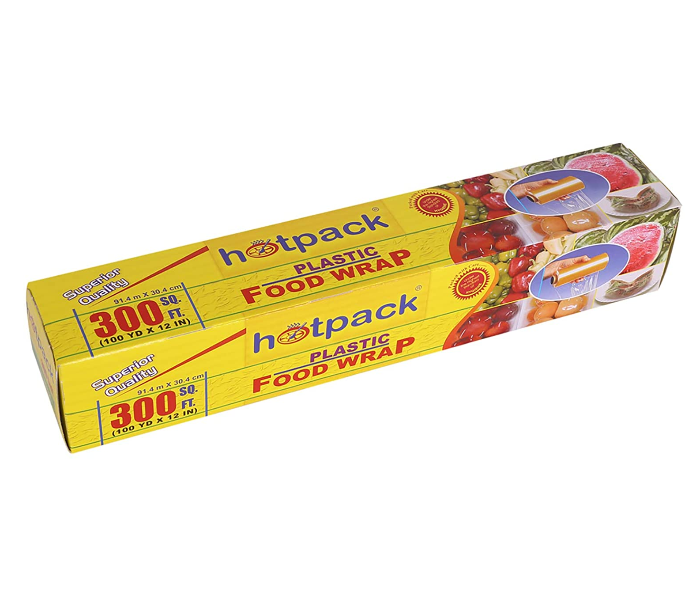 Hotpack HPFW01 Plastic Food Wrap - 300sqft 3 in UAE