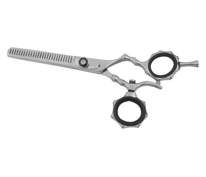 Tips & Toes TT663664 Stainless Steel Rotating Ring Barber Razor Shears Kit - Silver 4 in UAE