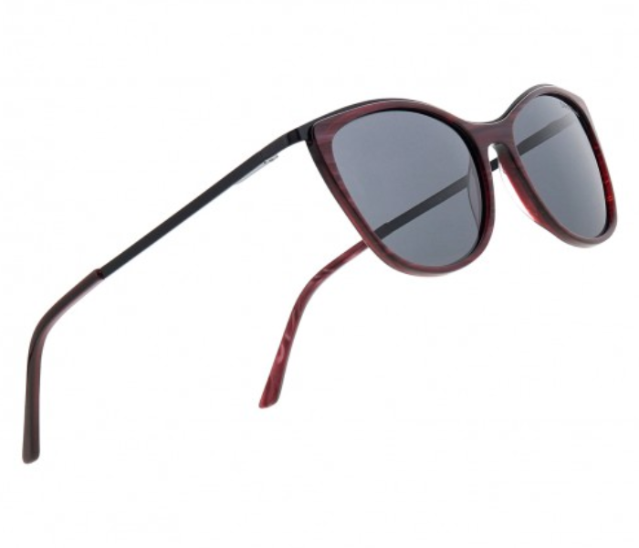Dion Villard DVSGL1909DR Cat Eye Shape Sunglasses for Women - Red 2 in UAE