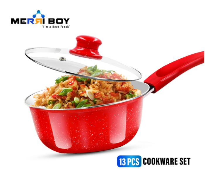 Merri Boy 13 Pcs Granite Coating Non Stick Cookware Set 3 in UAE