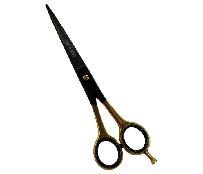 Tips & Toes TT736 Stainless Steel Professional Barber Scissors - Gold and Black 3 in UAE