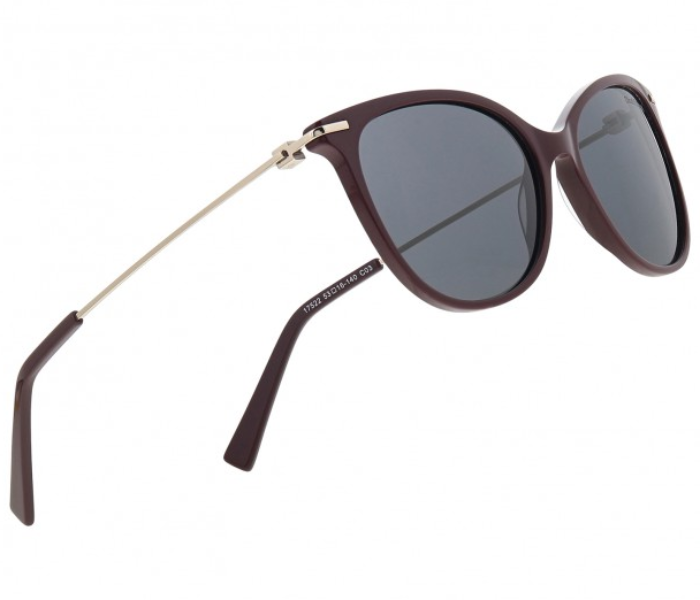 Dion Villard DVSGL1902RG Cat Eye Shape Sunglasses for Women- Red and Gold 2 in UAE