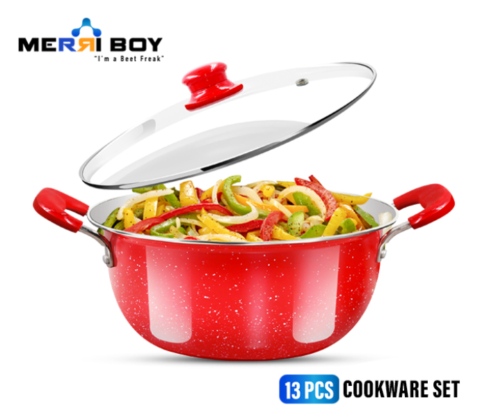 Merri Boy 13 Pcs Granite Coating Non Stick Cookware Set 2 in UAE