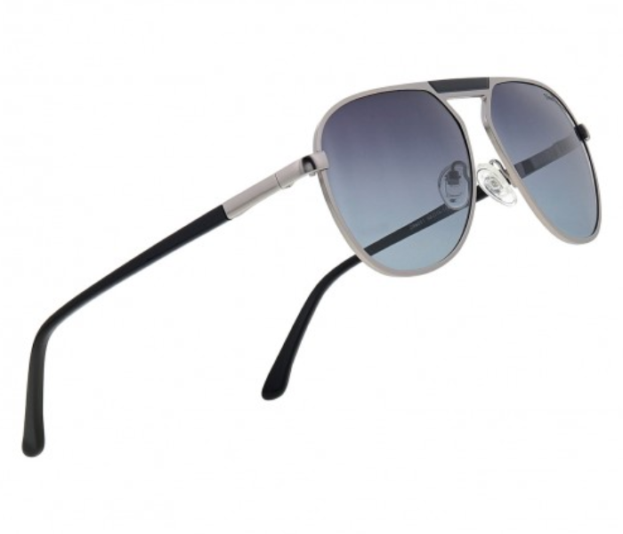 Dion Villard DVSG19043S Aviator Shape Sunglasses for Men - Silver 2 in UAE