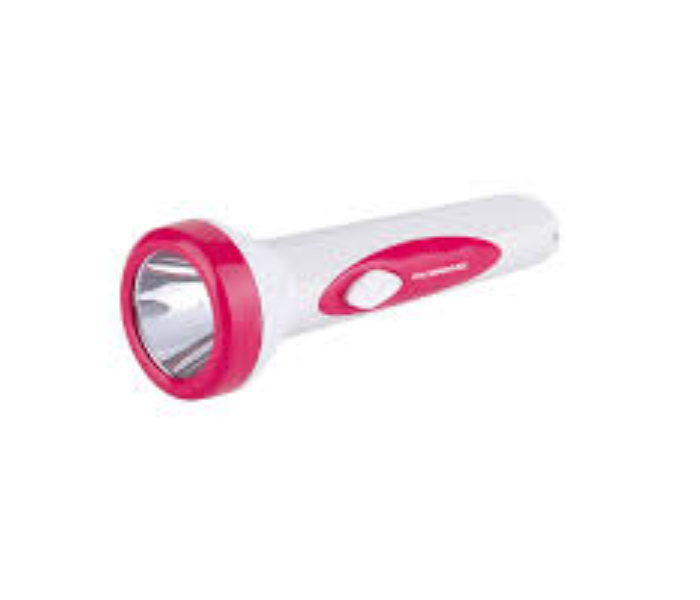 Olsenmark OMFL2757 Rechargeable LED Flashlight - White and Pink 1 in OMAN
