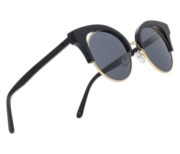 Dion Villard DVSGL1914B Brow Line Shape Sunglasses for Women - Black 2 in UAE