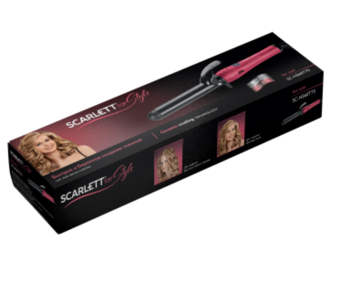 Scarlett SC-HS60T75 Hair Curling Iron Coral 2 in UAE