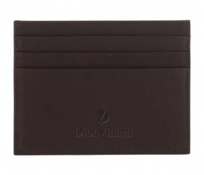 Dion Villard DVL1933BR Leather Wallet with Card holder for Men - Brown 2 in UAE