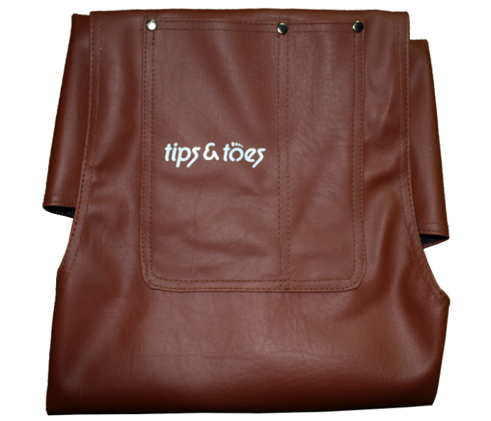 Tips - Toes TT750 Barber PU Leather Aprons - Brown 4 in UAE