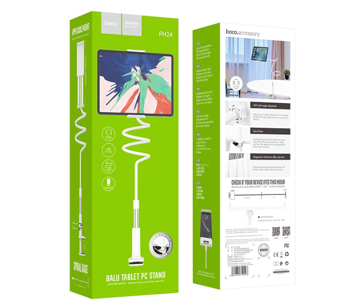 Hoco PH24 Balu Tablet PC Stand For 4-10.5 inch tablet PC and Mobile phones White 6 in UAE