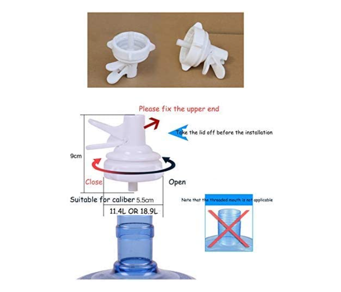 ARTC Potable Anti-Slip Water Dispenser Stand Gallon Water Jug Holder Stainless Steel Rack for 5 Gallon Bottle – Silver 3 in UAE