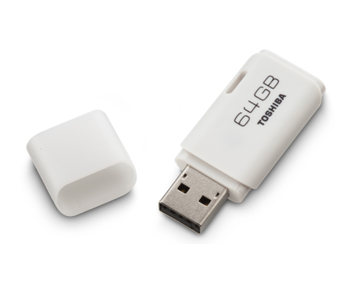 Toshiba U202 64GB TransMemory USB 2.0 Flash Drive - White 1 in UAE