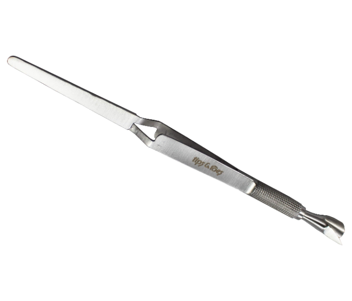 Tips - Toes TT283 3 in 1 Cross Action Tweezer with Nail Pusher 1 in UAE