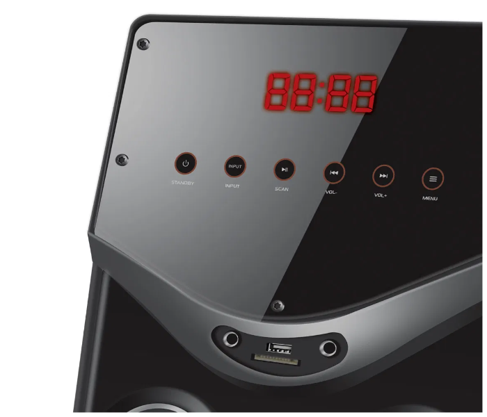 Audionic MONSTERMS300 2.1 Channel Double Trolley Speaker - Black 2 in UAE