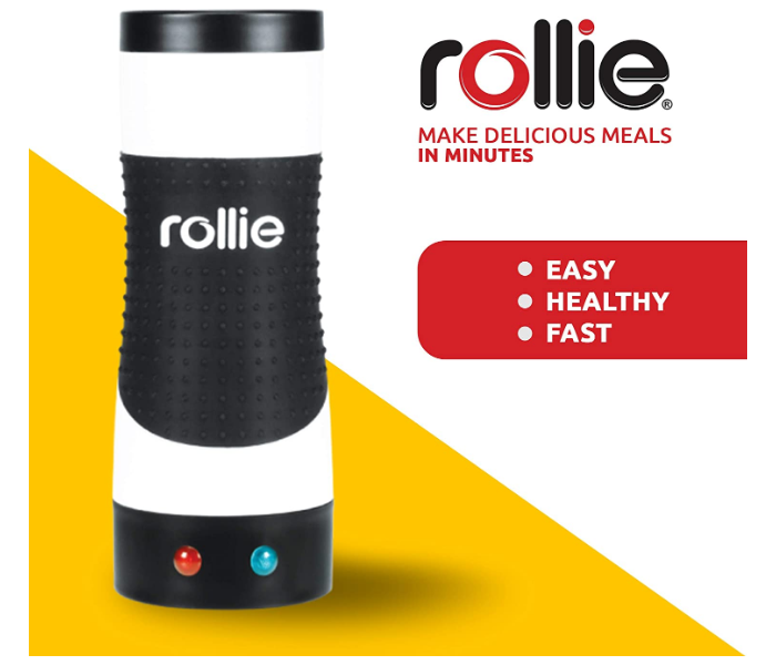 Generic 2135618 Rollie Hands-Free Automatic Electric Vertical Nonstick Easy Quick Egg Cooker Black 2 in UAE