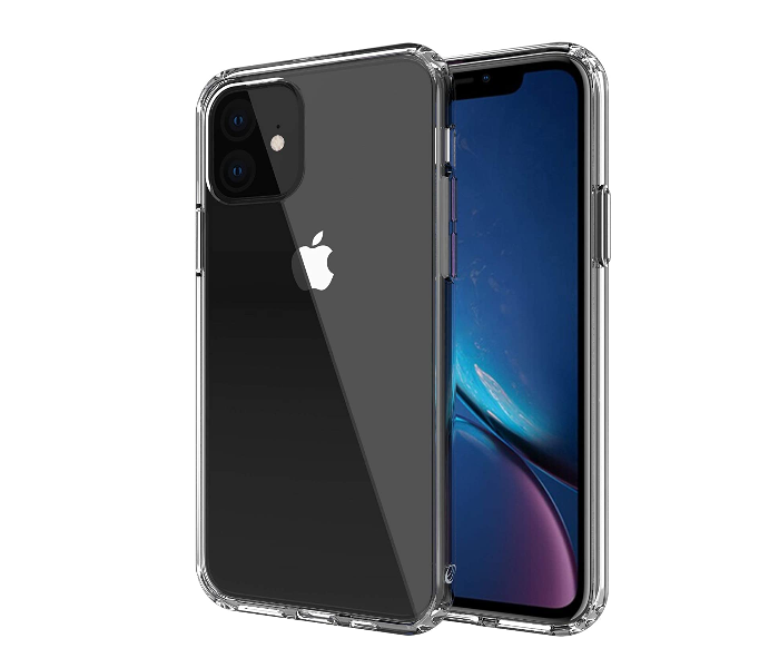 Generic MB Hybrid PC Hard Panel TPU Bumper Anti-Scratch Shockproof 6.1 inch Slim Cover For iPhone 11 - Transparent 1 in UAE