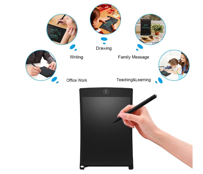Generics Portable 8.5 Inch LCD Writing Tablet for Kids Pads with Erase Button 5 in UAE