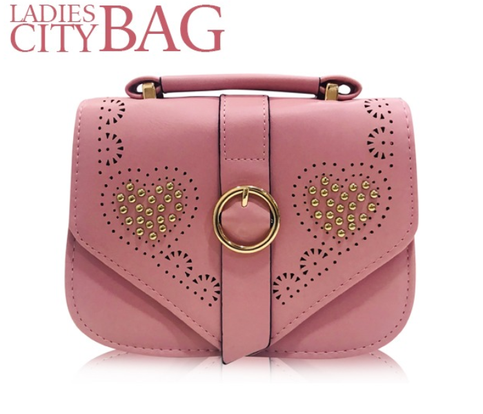 Victoria Mini City Design Beautiful Sling Bag for Women - Pink 2 in UAE