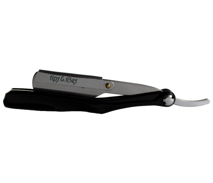 Tips - Toes TT758 Professional Straight Edge Stylish Folding Handle Barber Razor 1 in UAE
