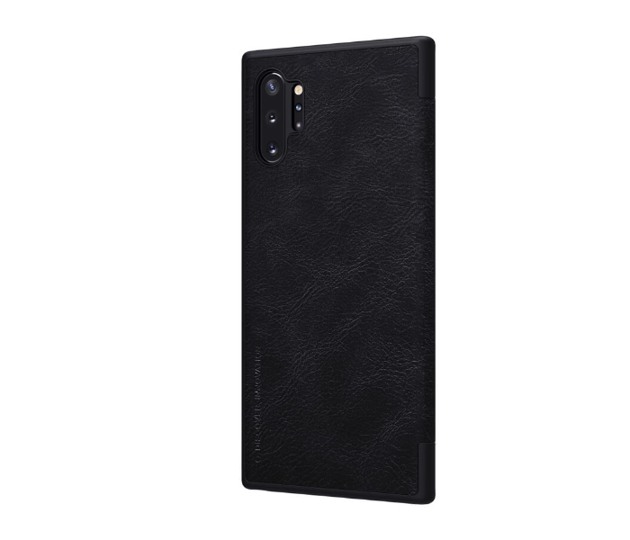 Nillkin QSNOTE10PS Qin Series Leather Case For Samsung Galaxy Note 10 Plus and Samsung Galaxy Note 10 Plus 5G - Black 3 in UAE