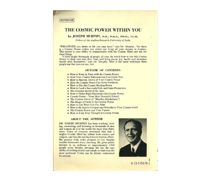 The Cosmic Power Within You (Self Help) - Prentice Hall Press E-Book 2 in OMAN
