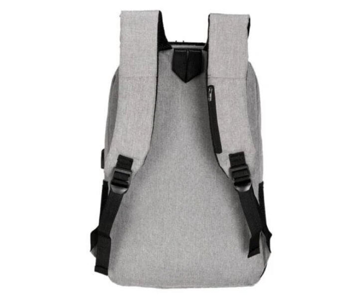 Microdigit ATB M8277 Antitheft 15.6 inch Password Lock Notebook Backpack - Grey 2 in KSA