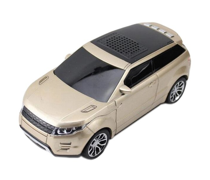 Portable Wireless Bluetooth Speaker WS-389 Range Rover Shape - Gold 1 in UAE