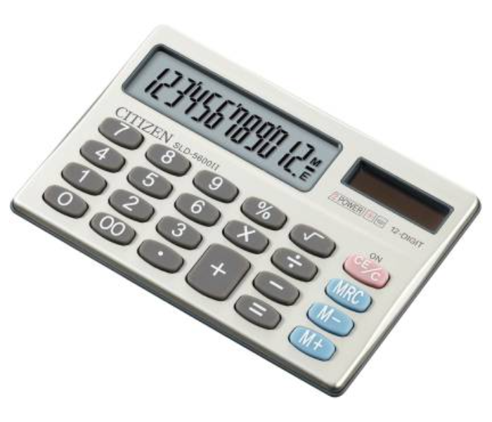 Citizen CTZ SLD 5600 12 Digit Basic Calculator White 1 in OMAN