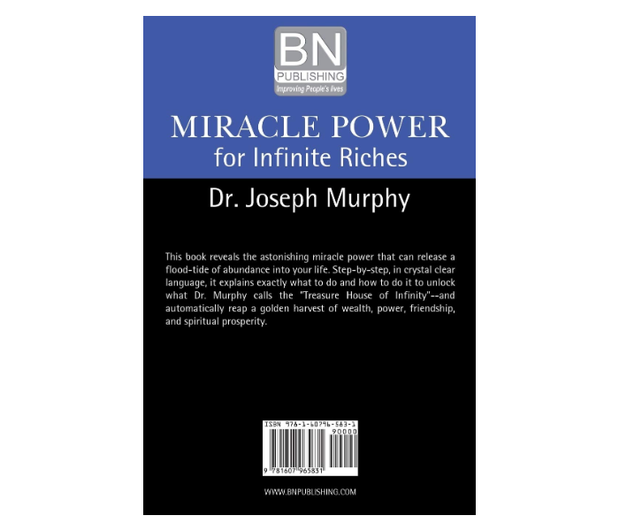 Miracle Power for Infinite Riches by Joseph Murphy (Self Help) - BN Publishing E-Book 2 in OMAN