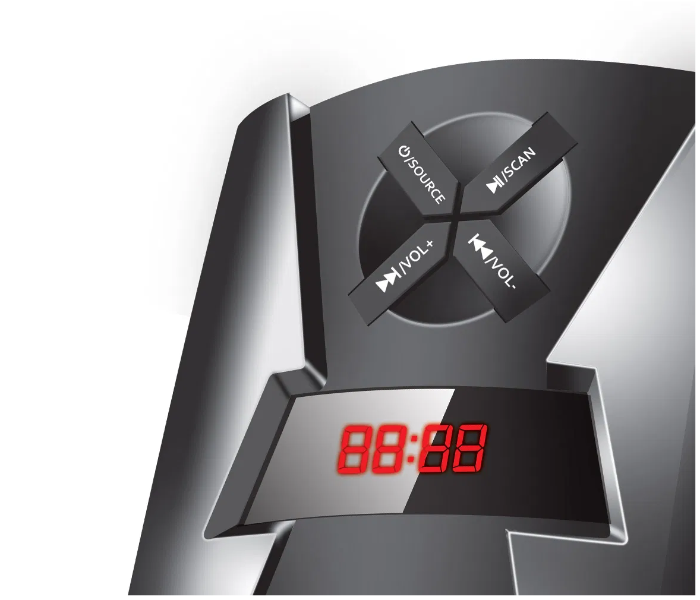 Audionic MEGA55 2.1 Channel Speaker - Black 5 in UAE