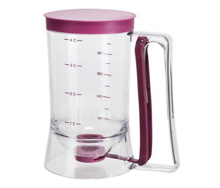 Generic 2409769 Batter Dispenser Cream Seperator Measuring Cup Baking Tools for Cakes Pink 1 in UAE