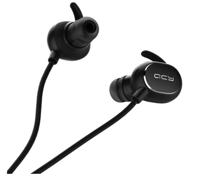 QCY QY19 Wireless Bluetooth In-Ear Stereo Sport Sweat proof In-Ear Stereo Earbuds Headphone With Mic - Black 2 in UAE