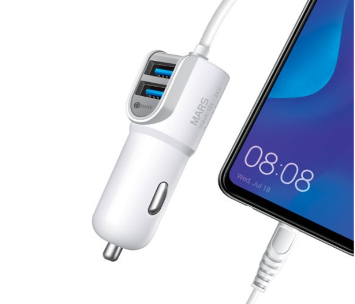 Audionic M90 Car Charger - White 1 in UAE