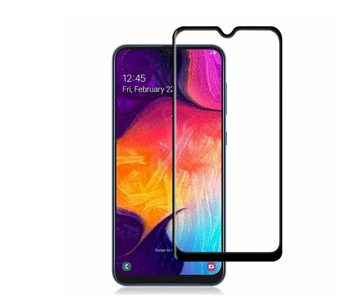 Generics TGA60 MB 9H Edge To Edge Protection Tempered Glass Screen Protector For Samsung Galaxy A60 - Black 1 in UAE