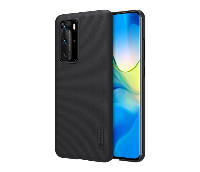 Nillkin Super Frosted Shield Matte Cover Case For Huawei P40 Pro - Black 4 in UAE