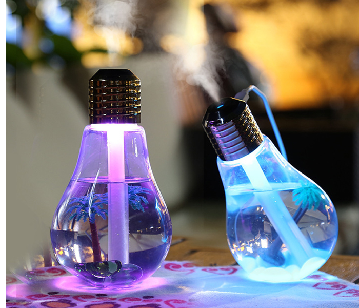 Generics LED01 400ml LED Lamp Air Ultrasonic Humidifier for Car Essential Oil Diffuser Atomizer Air Freshener Mist Maker with LED Night Light 1 in UAE