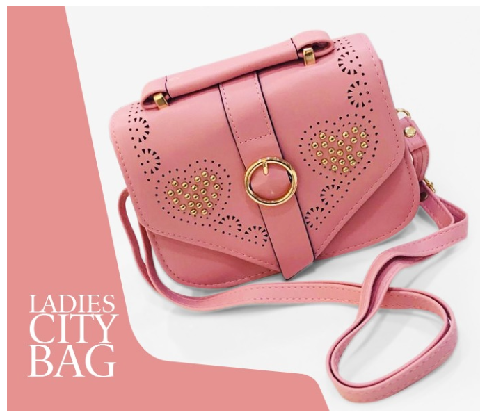 Victoria Mini City Design Beautiful Sling Bag for Women - Pink 1 in UAE