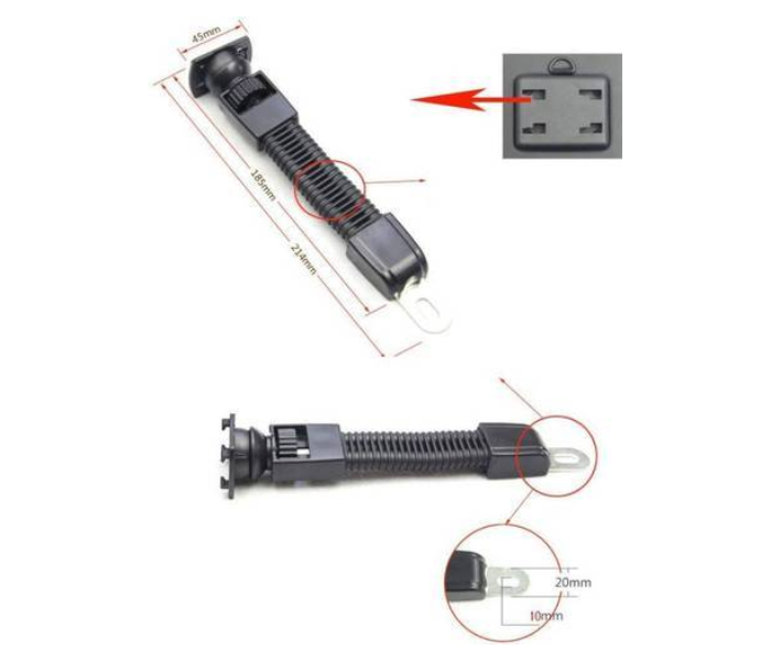 GPS M3 Mobile Holder for Motorcycles - Black 2 in UAE