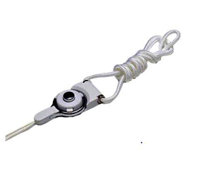 ZN Neck Strap Key Chain Holder For Mobile Phones & Id Card - Grey 1 in OMAN