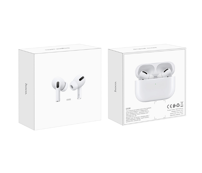 Hoco ES36 Noise Canceling TWS Wireless Earbuds Bluetooth 5.0 Earphone Earbuds Gaming Sport 3D Stereo Headset 6 in UAE