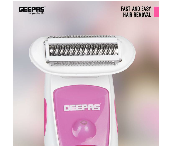 Geepas GLS86035UK Cordless Detachable Ladies Shaver - Pink and White 3 in UAE