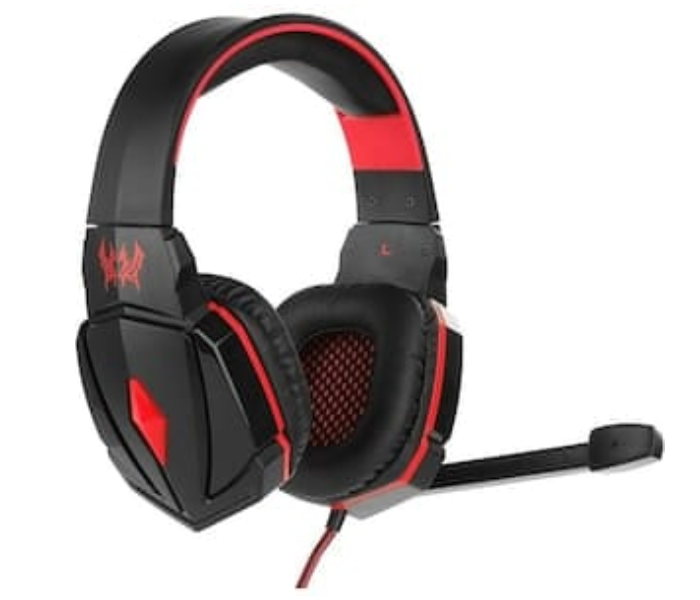 G4000 Kotion Each PRO Gaming Headset with Mic and LED – Black and Red 2 in UAE