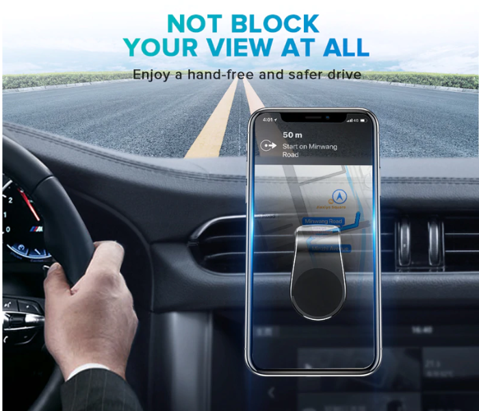 Generic MCH01 Metal Magnetic Car Phone Holder for Smartphones 1 in UAE