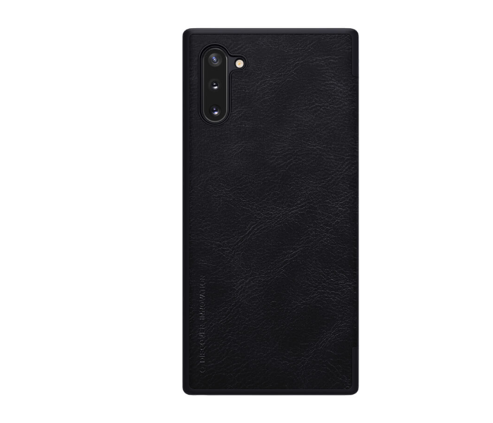Nillkin QSNOTE10 Qin Series Leather Case For Samsung Galaxy Note 10 and Samsung Galaxy Note 10 5G - Black 1 in UAE