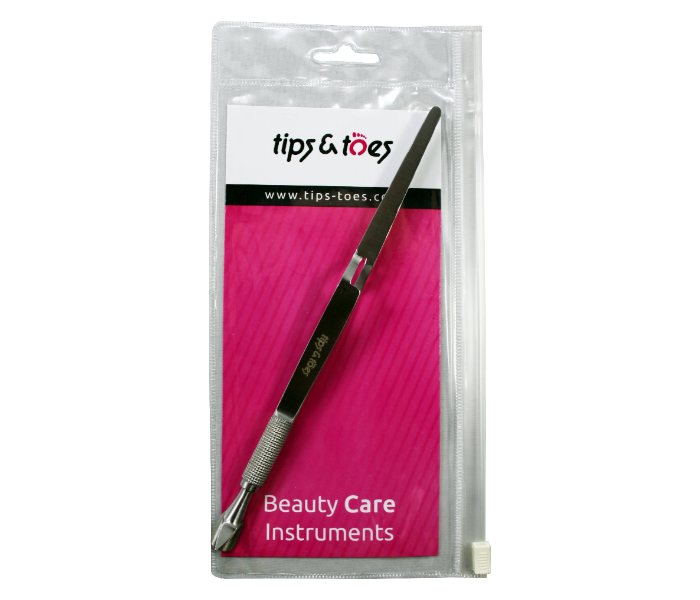 Tips - Toes TT283 3 in 1 Cross Action Tweezer with Nail Pusher 5 in UAE