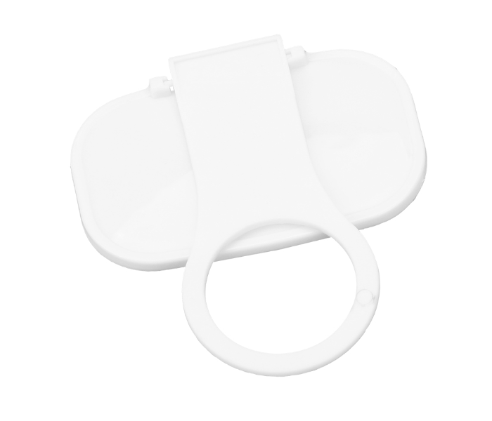 Generic MB Foldable Mobile Phone Wall Plug Socket Charging Rack Hang Holder - White 1 in UAE